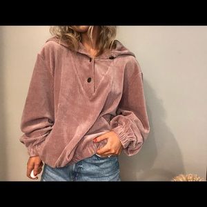 NWT purple corduroy pullover ✨